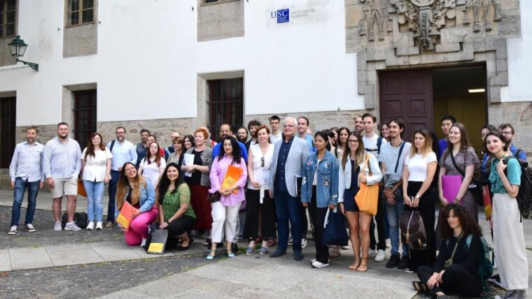 Estudantes internacionais do curso de galego sen fronteiras da RAG | Imaxe RAG